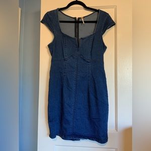 Free People Denim Dress Size S